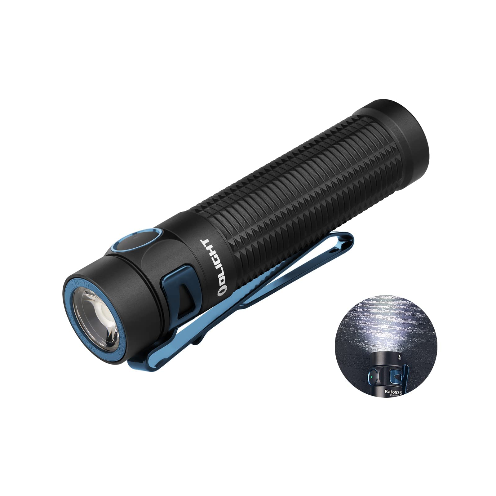 Olight Baton3 Pro 1500 Lumens EDC Rechargeable F...