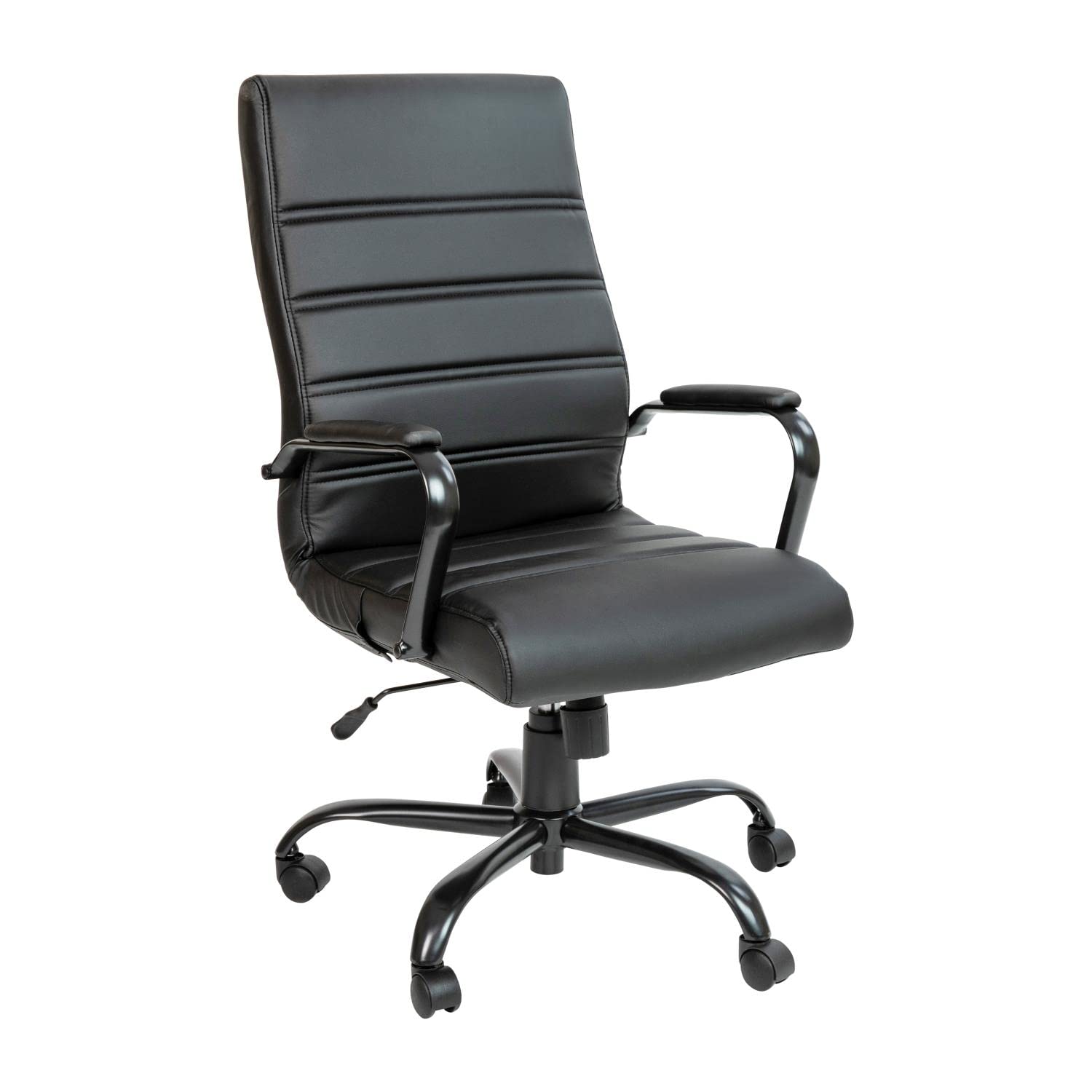 Flash Furniture High Back Desk Chair - Black LeatherSof...