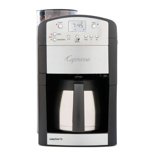 Capresso 465 CoffeeTeam TS 10-Cup Digital Coffeemaker n...