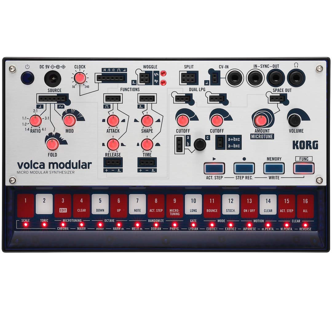 Korg Volca Modular Semi-Modular Synthesizer na may Sequ...