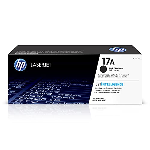 HP 17A (CF217A) Itim na Orihinal na Toner Cartridge