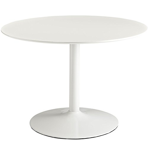 Modway Rostrum Modern 44' Round Top Pedestal Kitchen at...