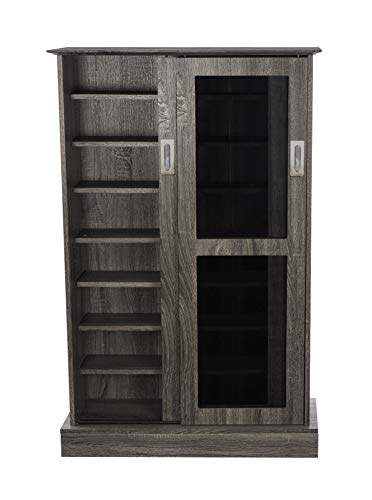 Atlantic Windowpane Adjustable Media Cabinet