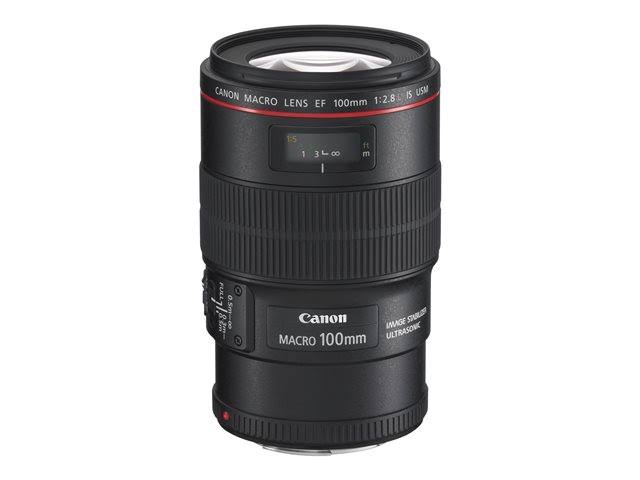 Canon EF 100mm f/2.8L IS USM Macro Lens para sa Mga Dig...