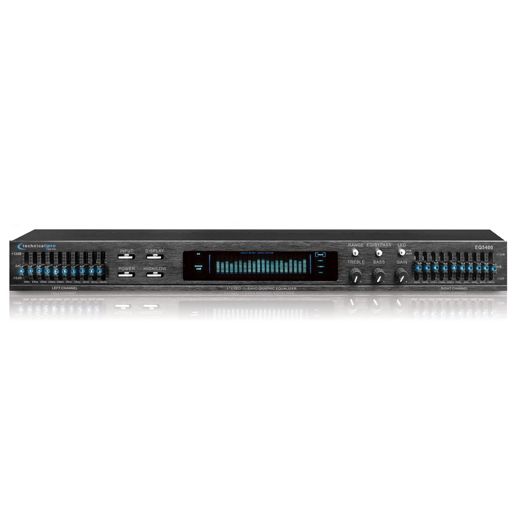 Technical Pro Dual 10 Band Professional Stereo Equalize...