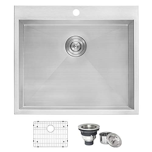 Ruvati Topmount Laundry Utility Sink 25' x 22' x 12' De...