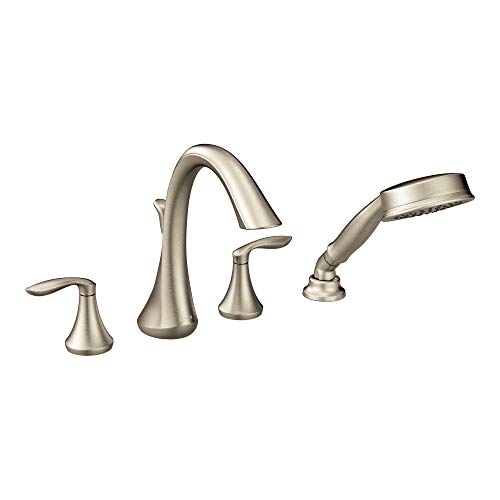 Moen T944 Eva Two-Handle High Arc Roman Tub Faucet