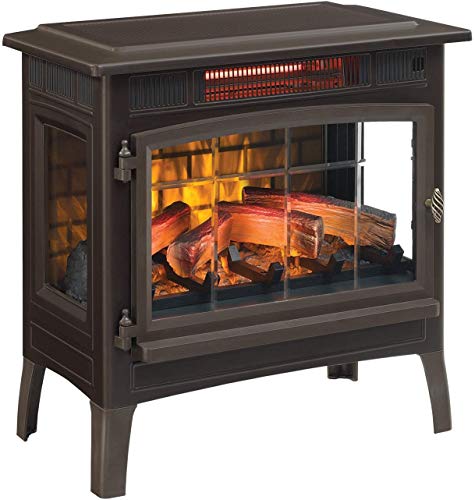 Duraflame 3D Infrared Electric Fireplace Stove na may R...