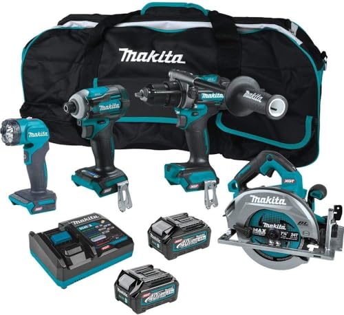 Makita 40V max XGTÂ® Brushless Cordless 4â'Pc. Combo K...