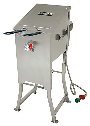 Bayou Classic 700-701 4-Gallon Bayou Fryer Stainless St...