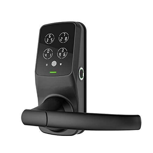 PIN Genie Lockly Fingerprint Bluetooth Keyless Entry Do...