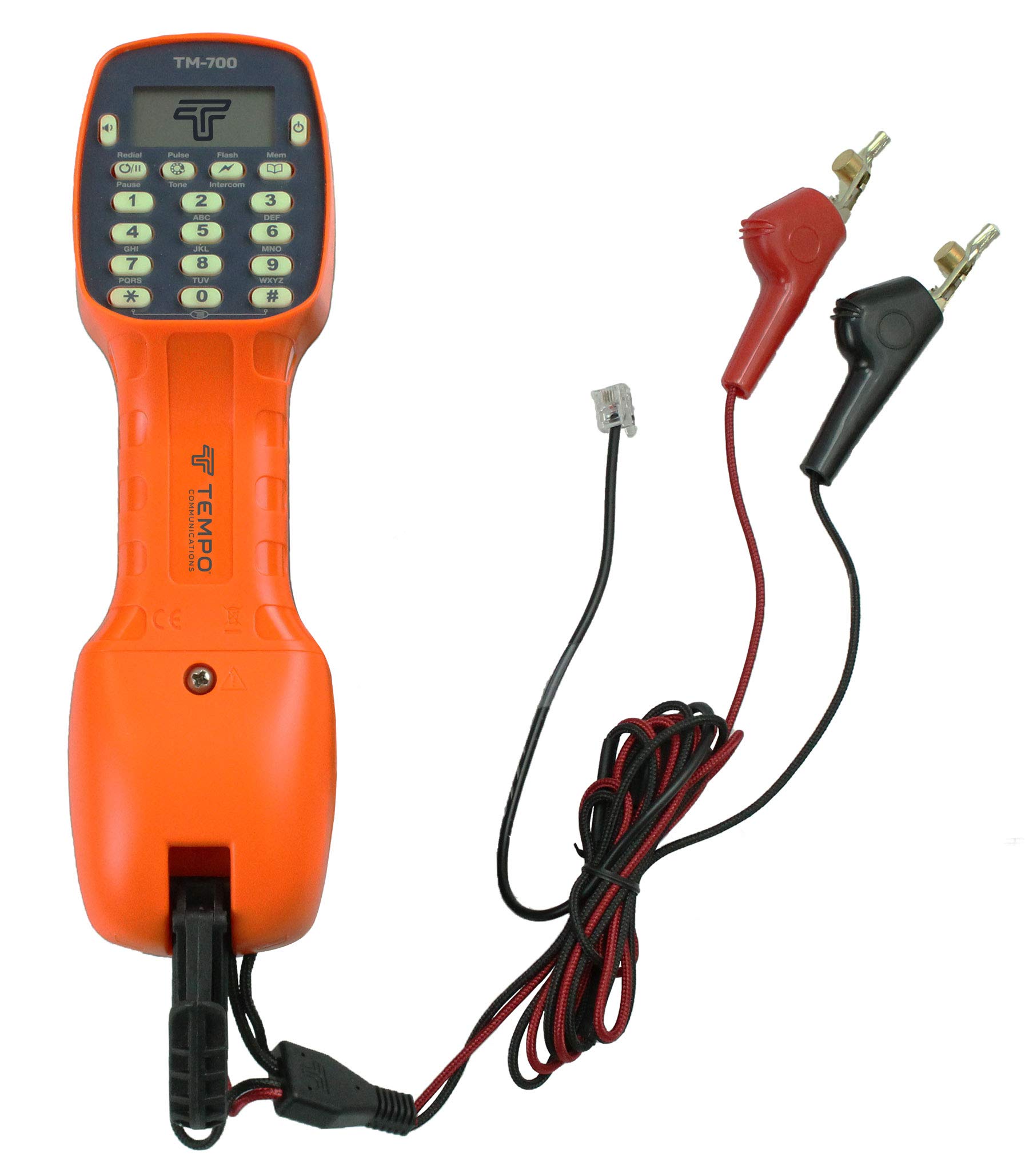 TEMPO TM-700 Lineman Telephone Test Set na may LCD Disp...