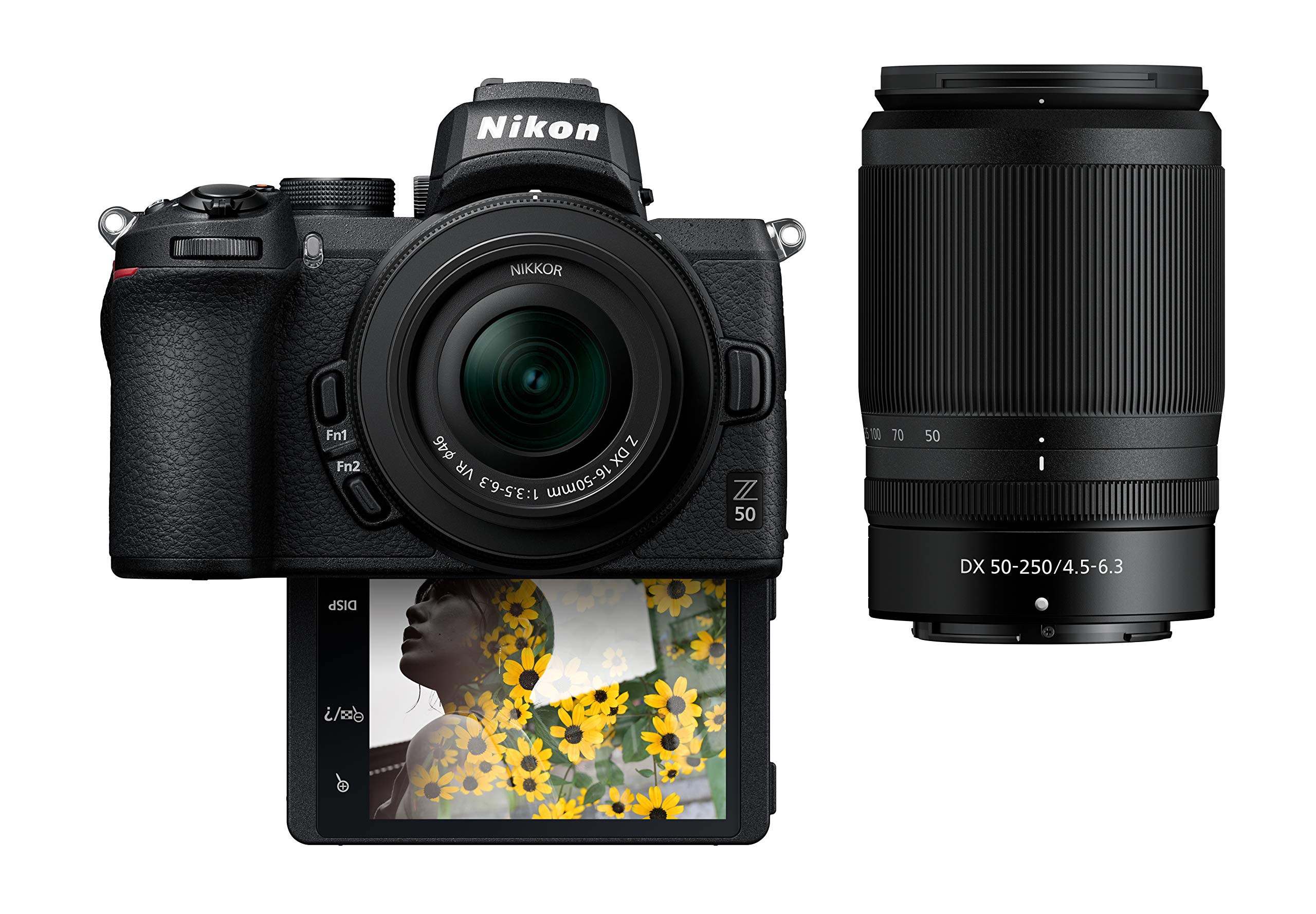 Nikon Z50 Compact Mirrorless Digital Camera na may Flip...