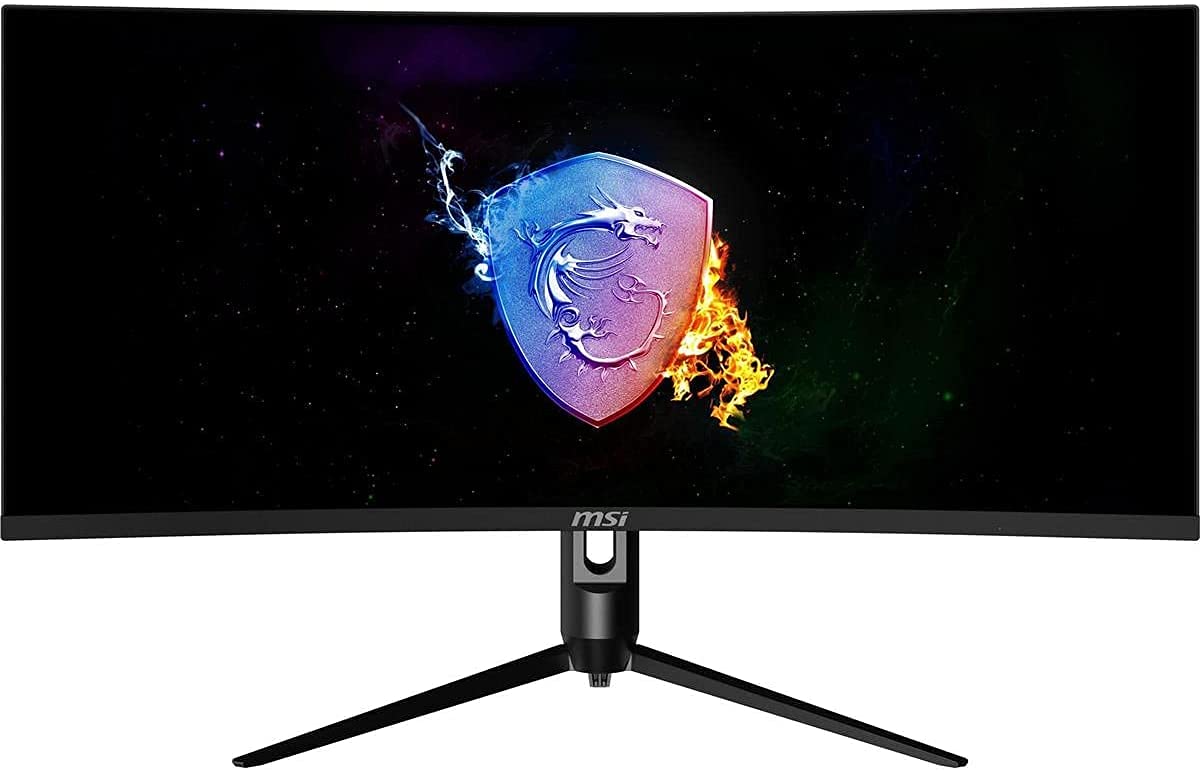 MSI Optix MAG342CQR 1500R Curvature 21:9 Aspect Ratio Narrow Bezel 1ms 3440 x 1440 (UWQHD) 144Hz Refresh Rate Tilt/Swivel/Height/Pivot Adjustment 34