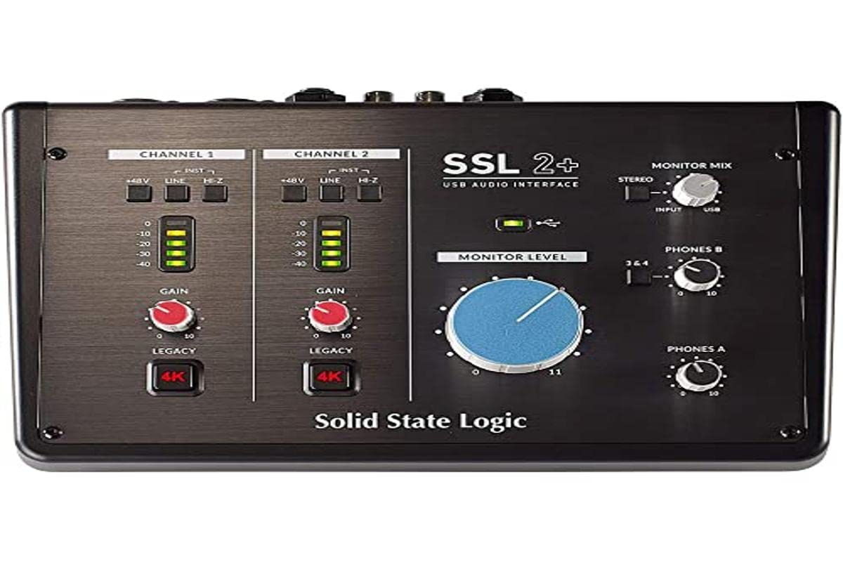 SSL 2+ 2-In/4-Out na USB-C Audio Interface