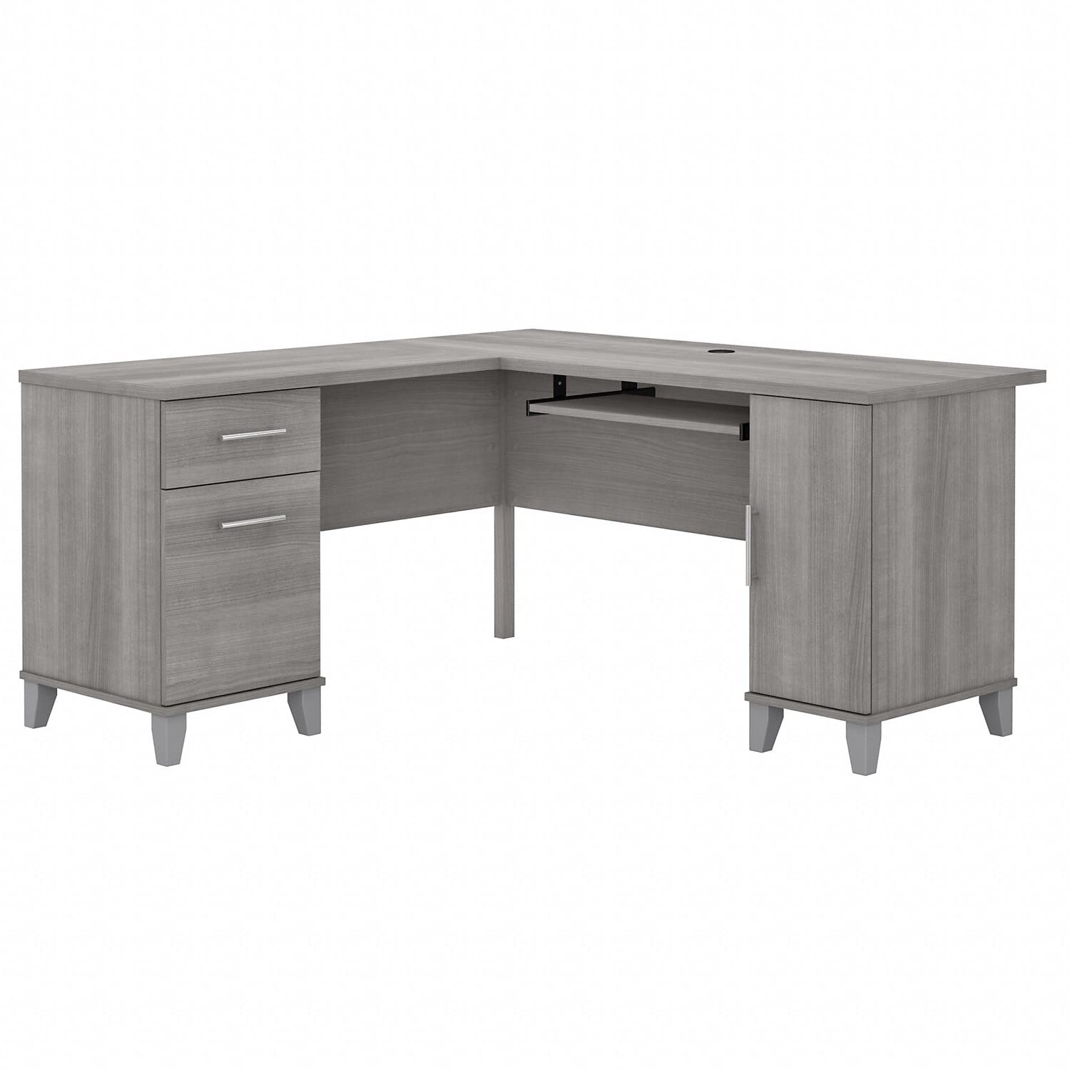 Bush Furniture Somerset 60W L Shaped Desk na may Storag...