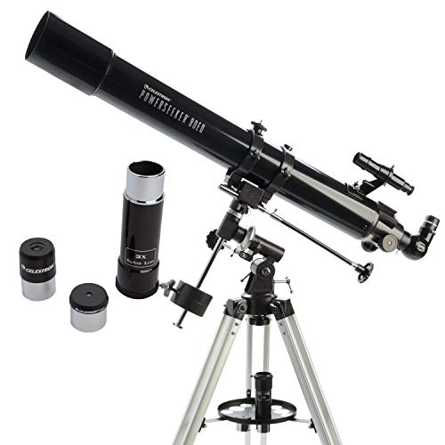 Celestron - PowerSeeker 80EQ Telescope - Manu-manong Ge...