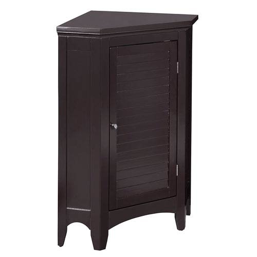 Elegant Home Fashions Slone Corner 1-Shutter Door Floor...