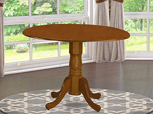 East West Furniture -- DROPSHIP DLT-SBR-TP Round Table ...