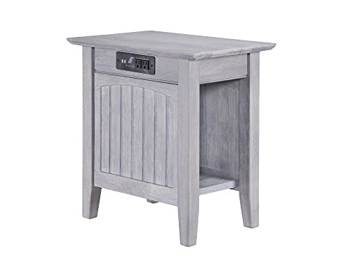 Atlantic Furniture Nantucket Chair Side Table na may Ch...