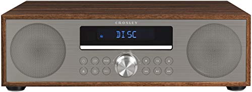 Crosley CR3501A-WA Fleetwood Bluetooth FM Clock Radio at CD Player