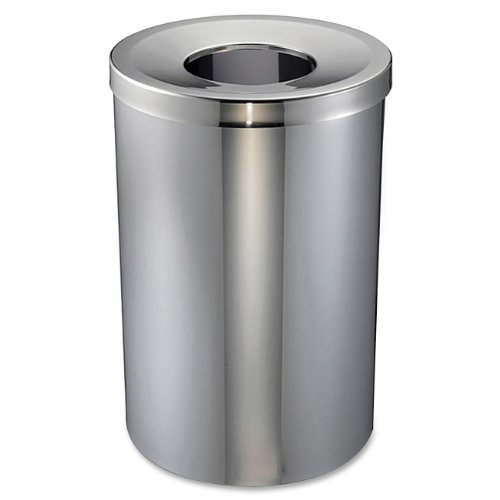 Genuine Joe - GJO58895 30 Gal Stainless Steel Trash Rec...