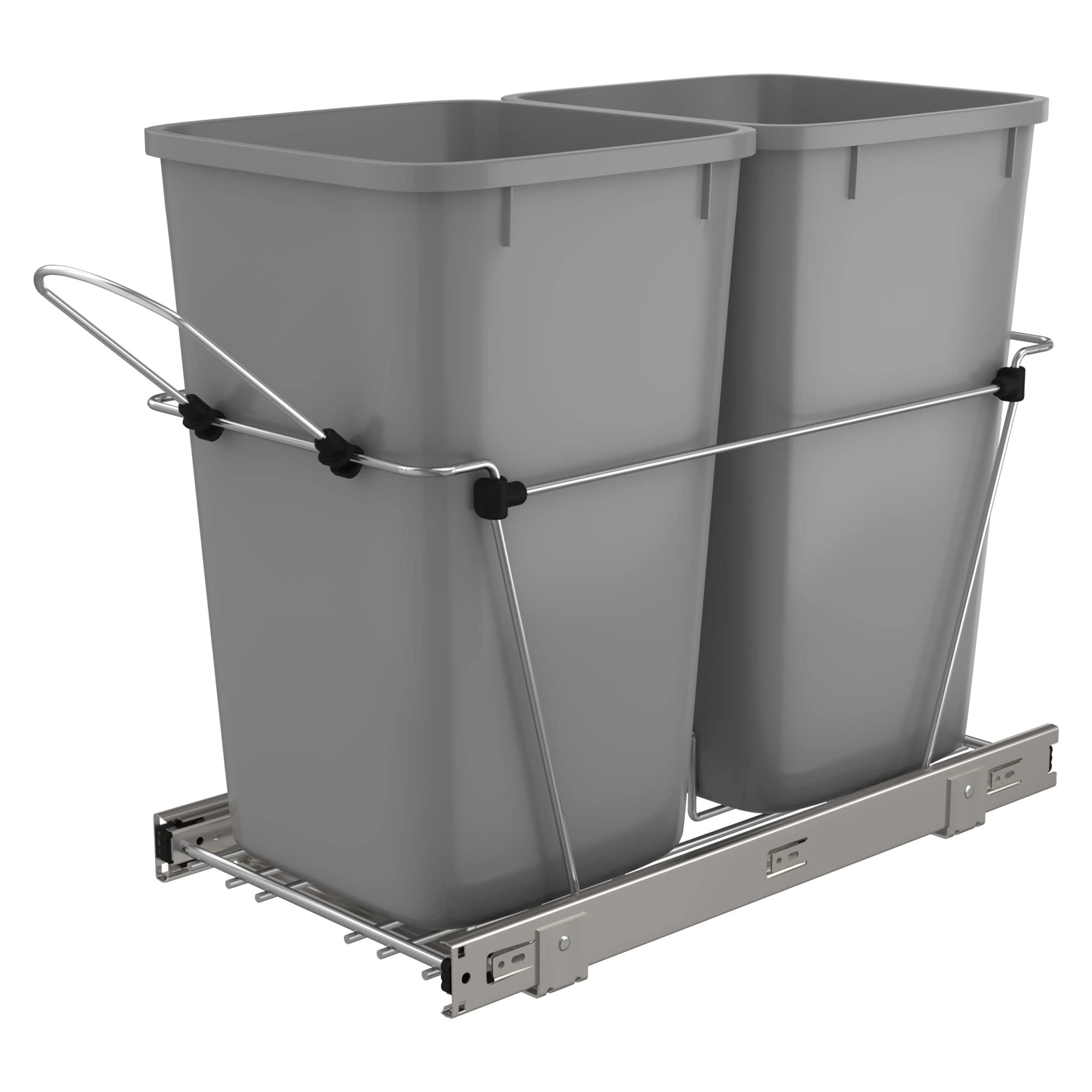 Rev-A-Shelf Dobleng 27 Quart Sliding Pull Out Waste Con...