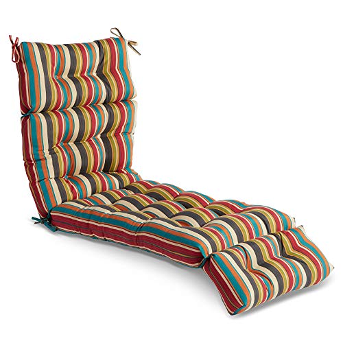 Greendale Home Fashions Panlabas na Chaise Lounge Cushi...