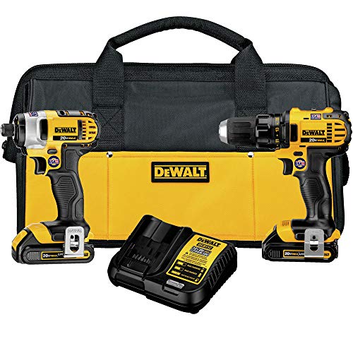 DEWALT 20V MAX Impact Driver at Drill Combo Kit ...