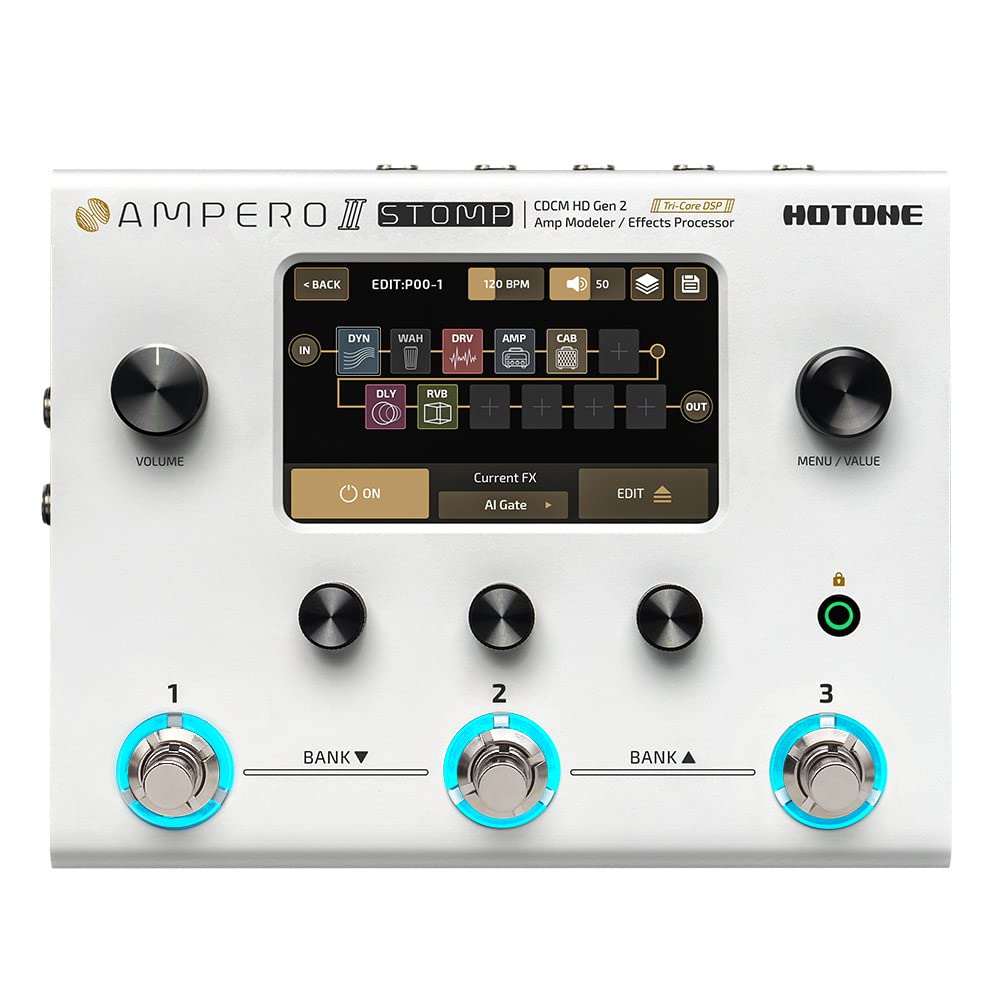 HOTONE Guitar Multi Effects Processor Multi Effects Ped...