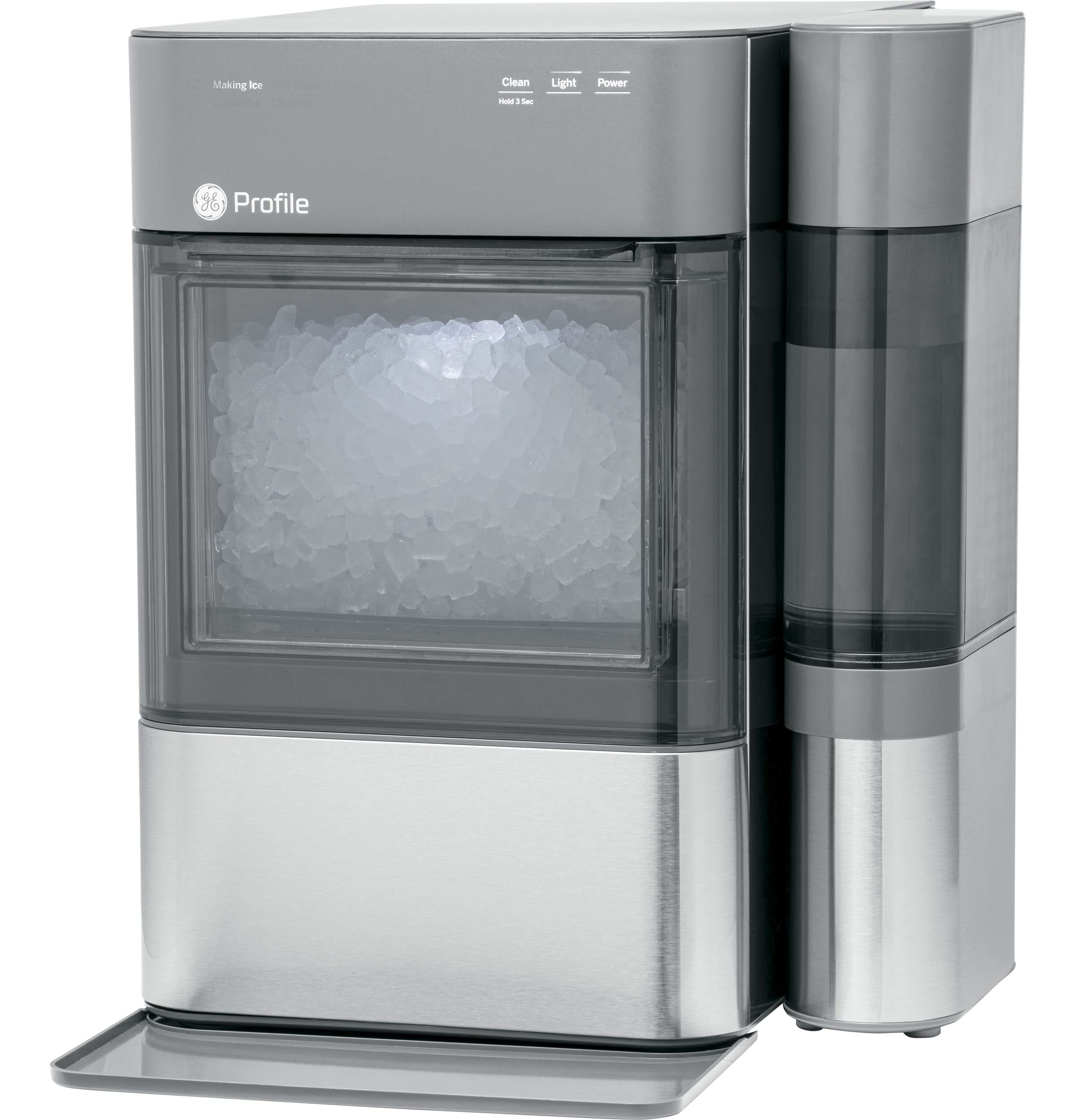 GE Opal 2.0 | Countertop Nugt Ice Maker na may Side Tan...