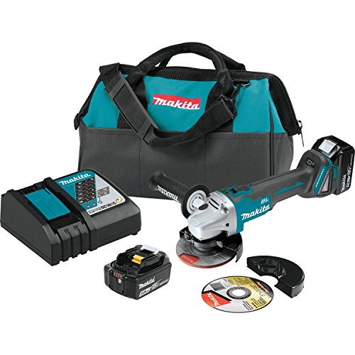 Makita XAG04T 18V LXT BL 4-1/2'/ 5' Cut-Off/Angle Grind...