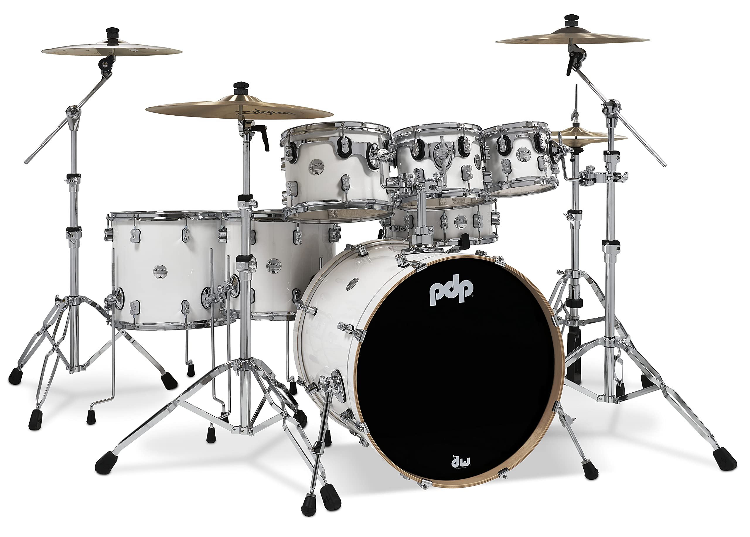 PACIFIC PDP By DW 7-Piece Concept Maple Shell Pack na m...