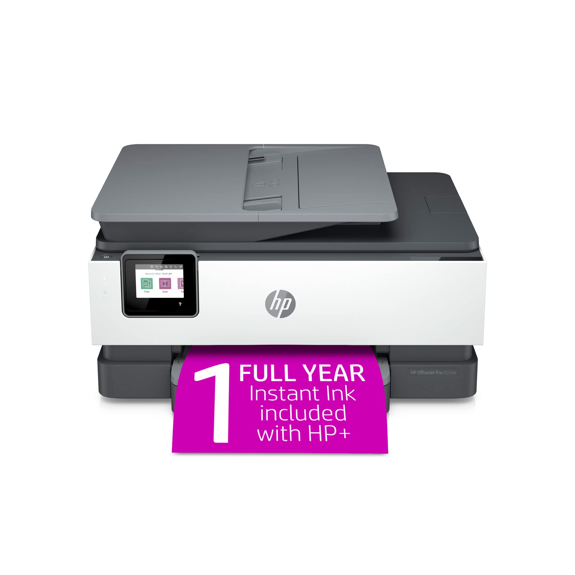 HP OfficeJet Pro 8034e Wireless Color All-in-One Printe...