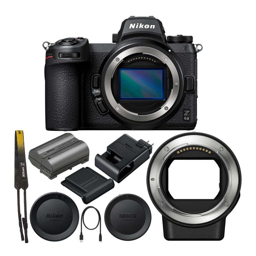 Nikon Z6II Mirrorless Digital Camera na may FTZ II Mount Adapter Bundle (2 Item)