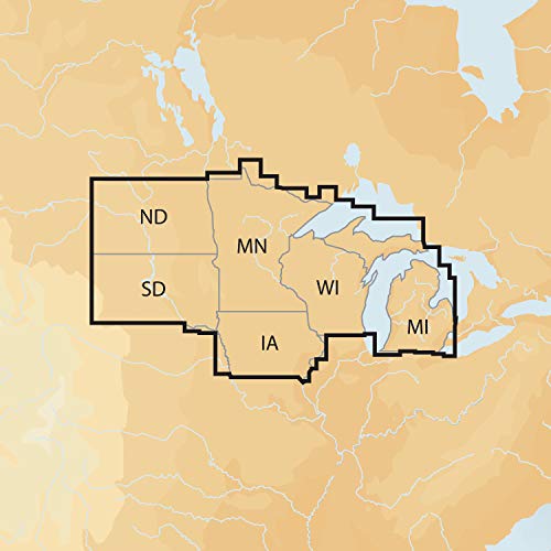 Navionics Plus Regions North Lake Charts sa SD/MSD