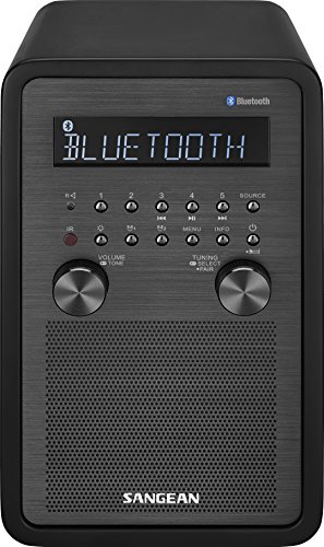 Sangean WR-50P FM-RBDS/AM/Bluetooth Wood Cabinet...