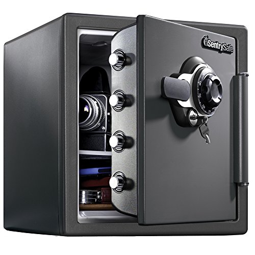 SentrySafe SFW123DSB Fireproof Safe at Waterproof Safe ...