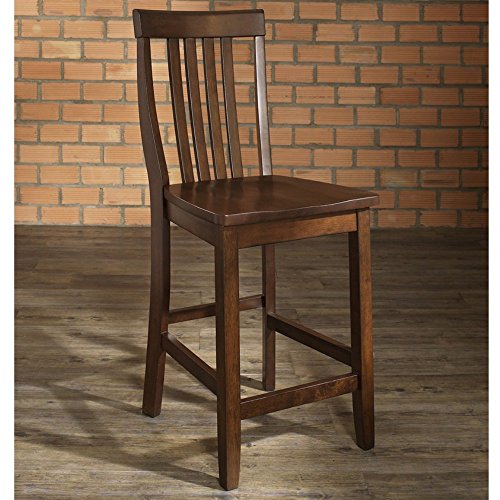 Crosley School House 24 in. Counter Stool - Set ng 2