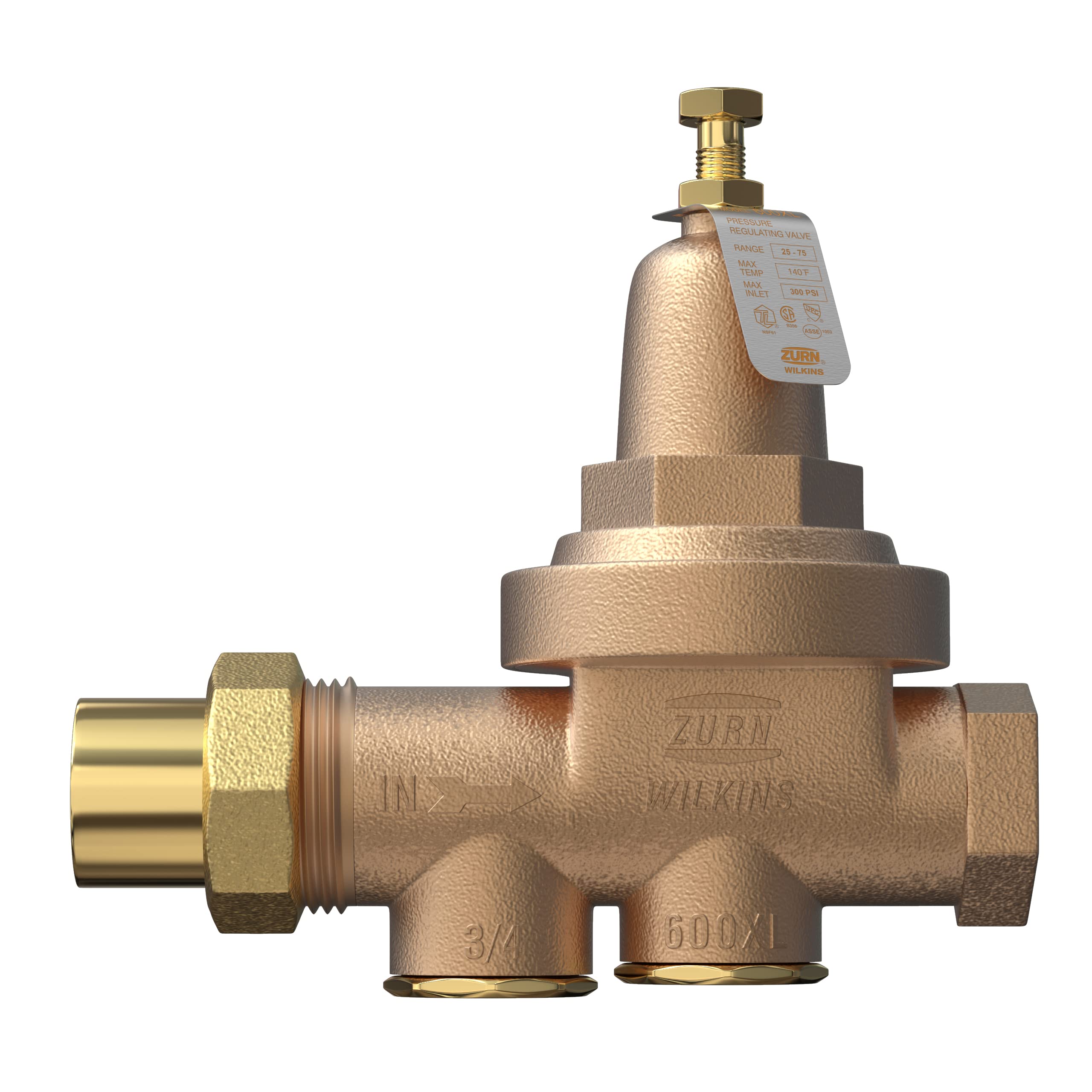 Wilkins Zurn 34-600XL Water Pressure Reducing Valve 3/4...