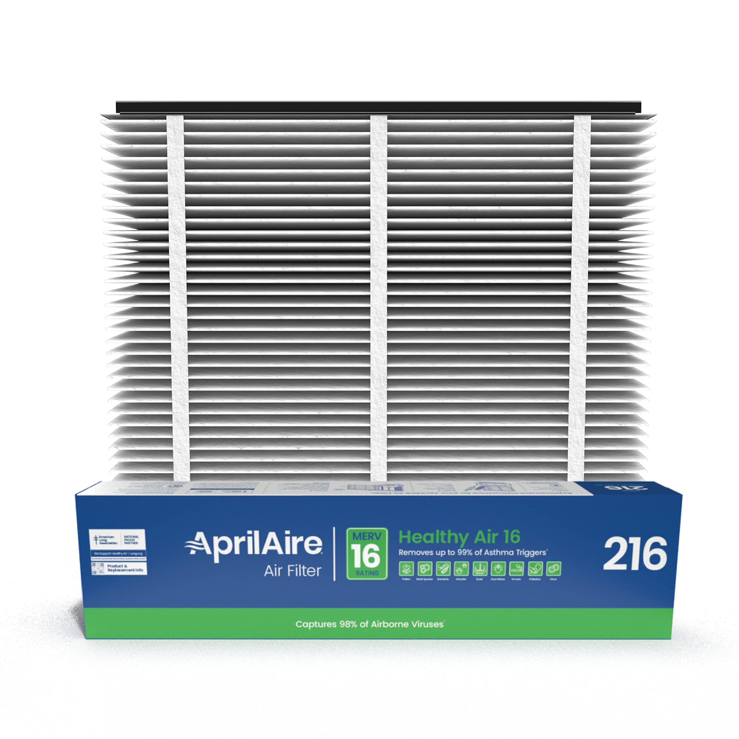 Aprilaire 216 Kapalit na Furnace Air Filter para sa Buo...