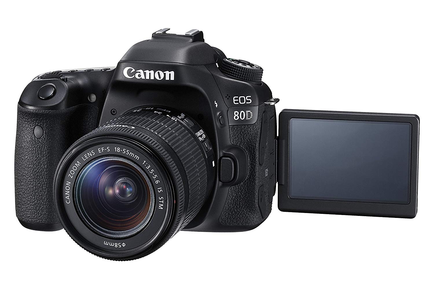 Canon EOS 80D Digital SLR Kit na may EF-S 18-55mm f/3.5...