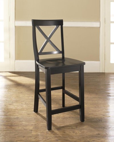 Modern Marketing Concepts X-Back Bar Stool sa Black na ...