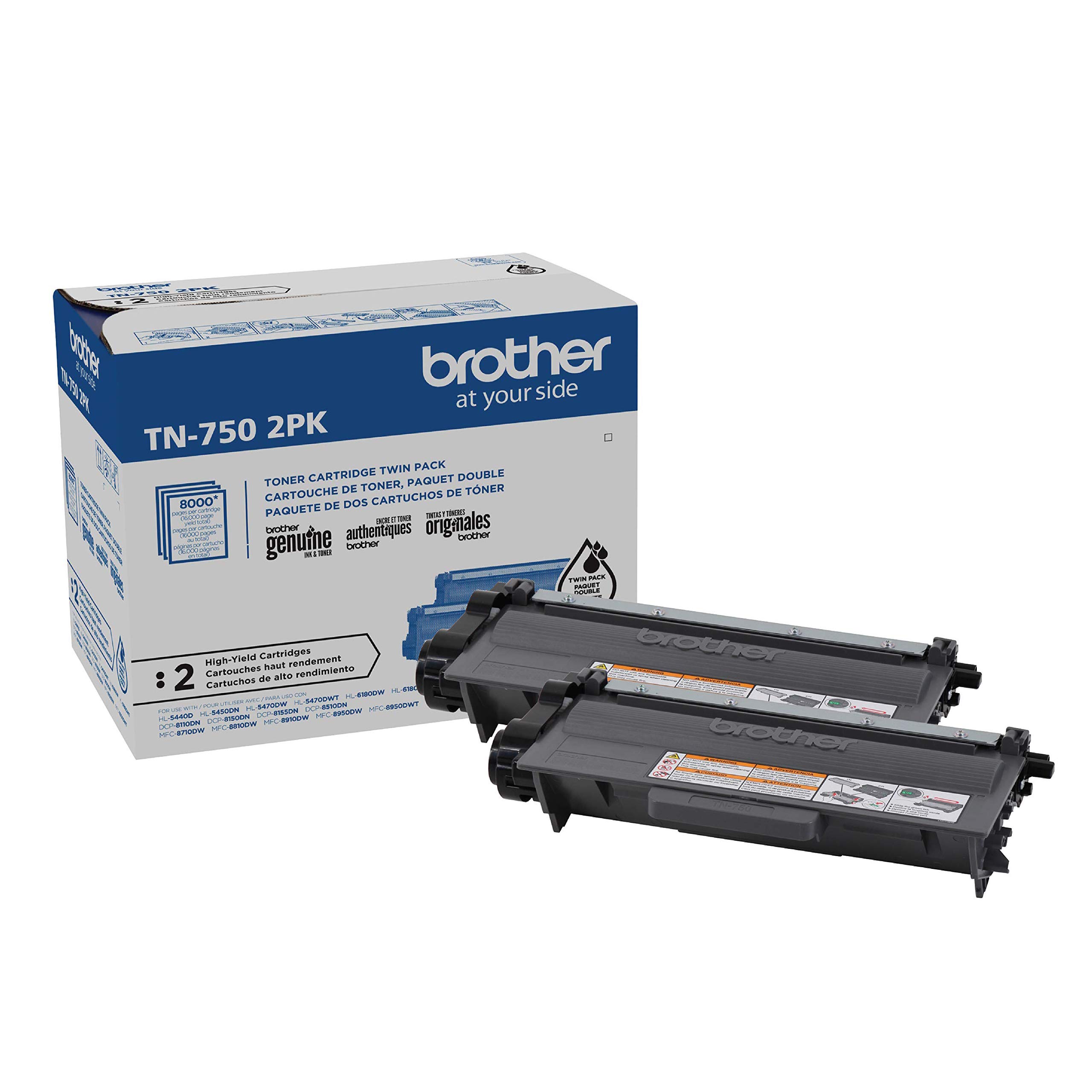 Brother Tunay na High-Yield Black Toner Cartridge Twin ...