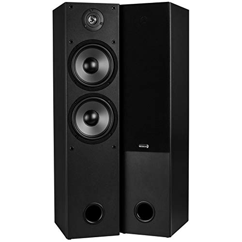 Dayton Audio T652 Dual 6-1/2' 2-Way Tower Speaker Pares