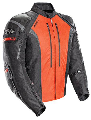 Joe Rocket Atomic 5.0 Mens Black/Orange na Textile Jack...