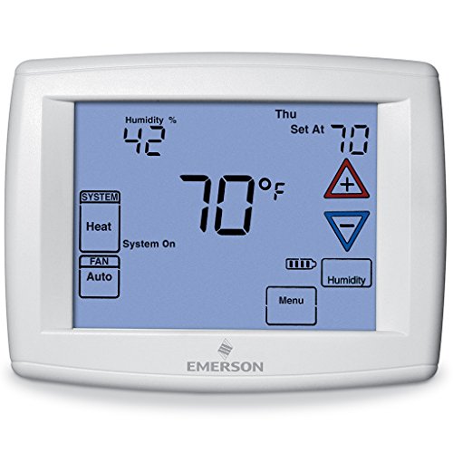 White-Rodgers Emerson 1F95-1291 7-Day Touchscreen Thermostat na may Humidity Control