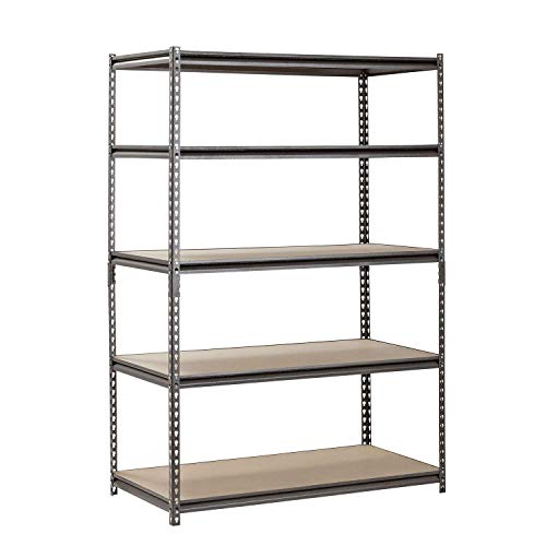 EDSAL Heavy Duty Garage Shelf Steel Metal Storage 5 Lev...