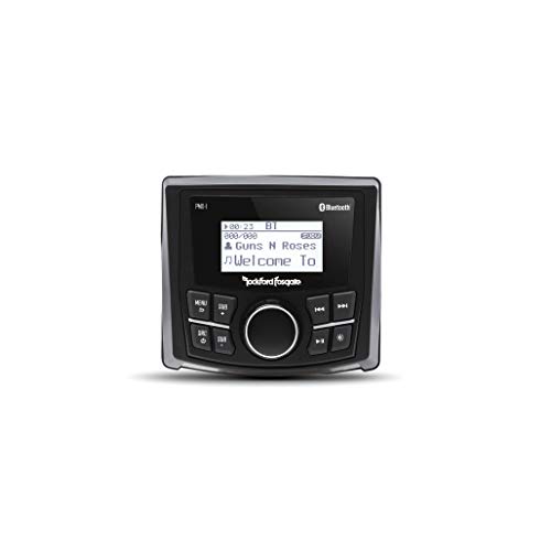 Rockford Fosgate Punch Marine PMX-1 Digital Media Receiver na may 2.3' Dot Matrix LCD Display