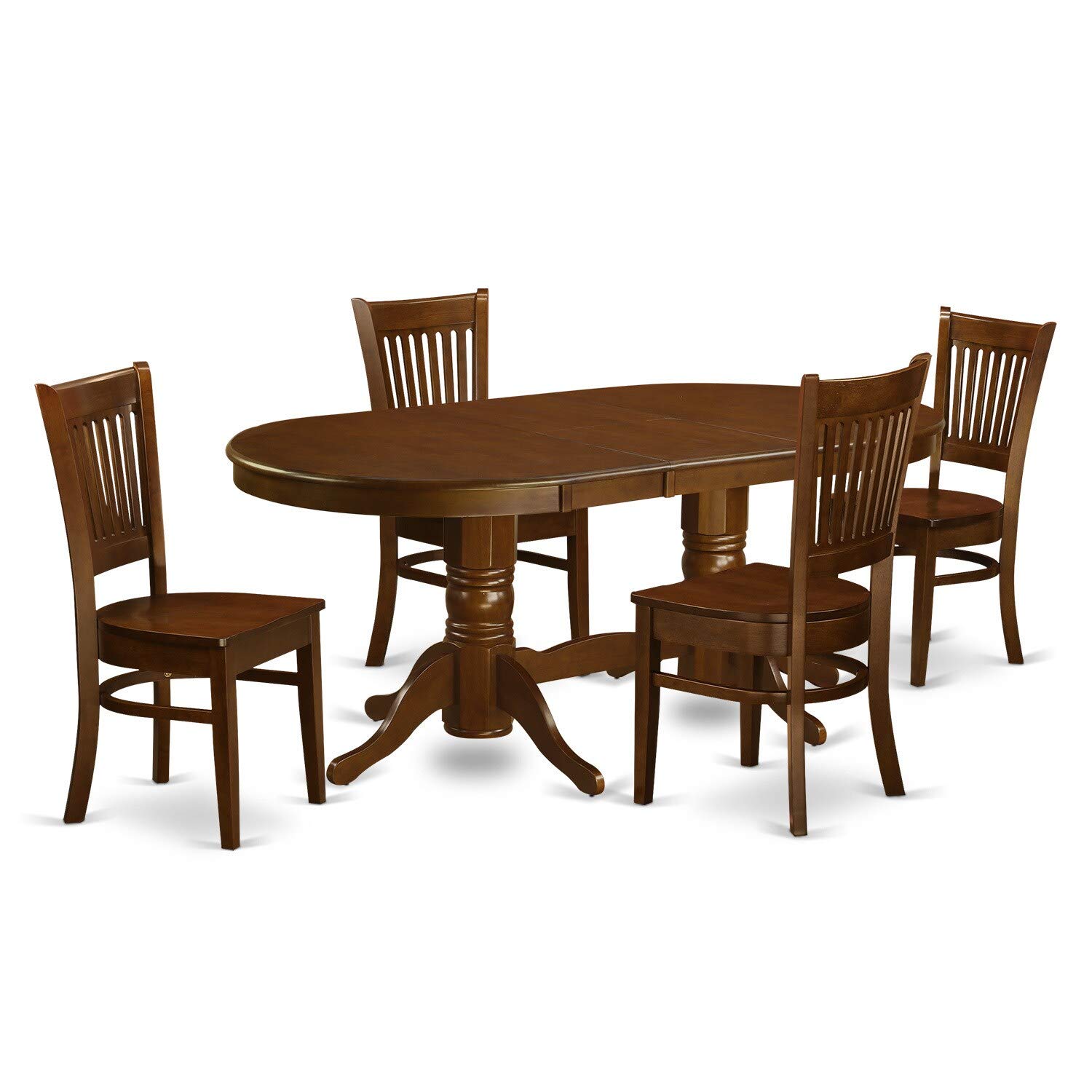 East West Furniture Ang Modern Dining Table Set ay may ...